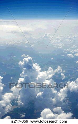Clouds and sky View Large Photo Image Stock Photo - Clouds and sky. Fotosearch