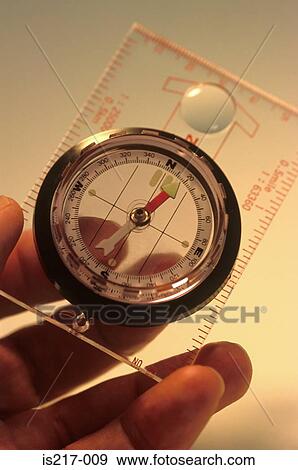 Stock Photo - Hand compass. Fotosearch