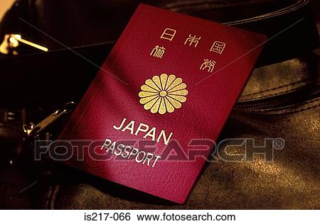 Stock Photograph - Japanese passport. Fotosearch
