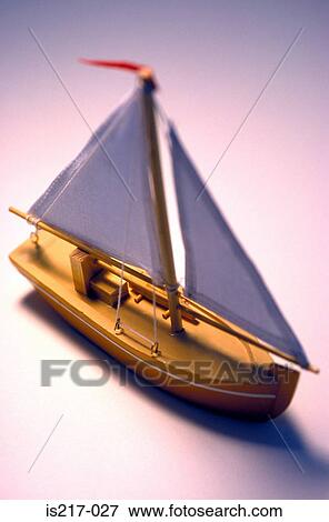 Stock Photo - Toy sailing ship. Fotosearch