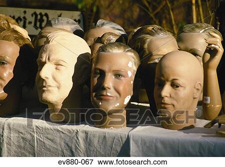 Stock Photo - Dummy heads. Fotosearch