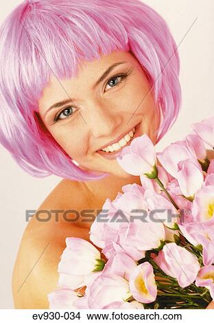 Girl in pink View Large Photo Image Picture - Girl in pink. Fotosearch