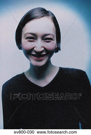 Stock Image - Portrait of girl. Fotosearch