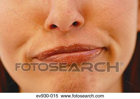 Stock Photography - Pursed lips. Fotosearch
