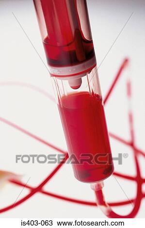 Stock Image - Blood transfusion. Fotosearch