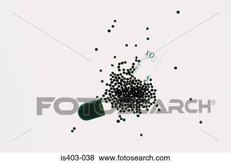 Broken capsule View Large Photo Image Stock Photo - Broken capsule. Fotosearch