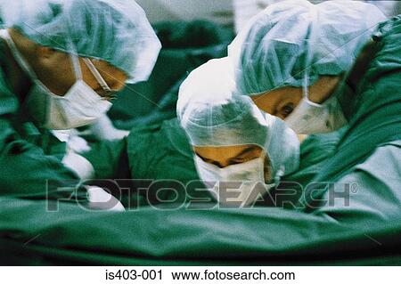 Stock Image - Surgical operation. Fotosearch
