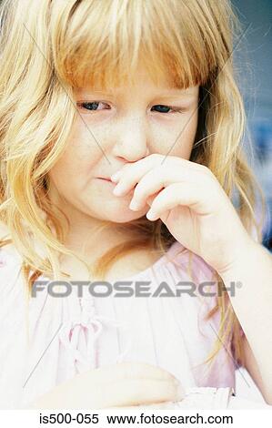 Stock Photography - Girl crying. Fotosearch