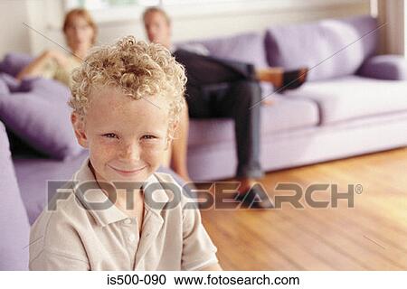 Stock Image - Portrait of a boy. Fotosearch
