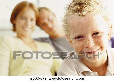 Portrait of a family View Large Photo Image Stock Photo - Portrait of a family. Fotosearch