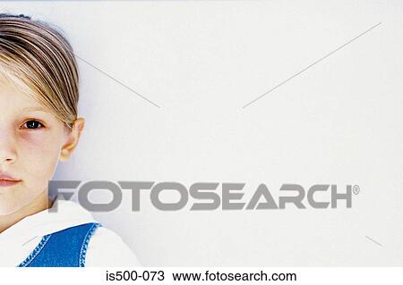 Stock Image - Portrait of a girl. Fotosearch