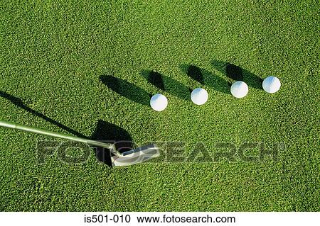 Golf stick and balls View Large Photo Image Stock Image - Golf stick and balls. Fotosearch