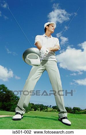 Man playing golf View Large Photo Image Stock Image - Man playing golf. Fotosearch