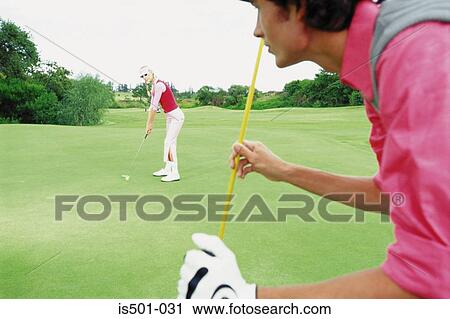 Man playing golf View Large Photo Image Stock Image - Man playing golf. Fotosearch