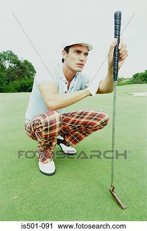 Man playing golf View Large Photo Image Stock Image - Man playing golf. Fotosearch