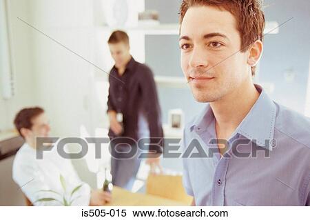 Stock Photography - Men drinking. Fotosearch