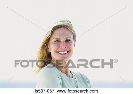 Stock Photo - Portrait of a woman. Fotosearch