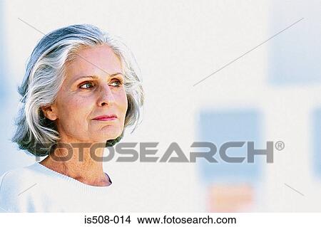 Picture - Ageing woman. Fotosearch