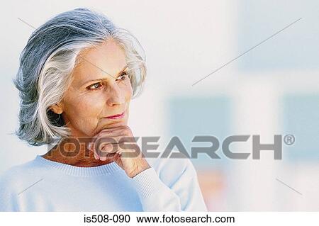Stock Image - Ageing woman. Fotosearch