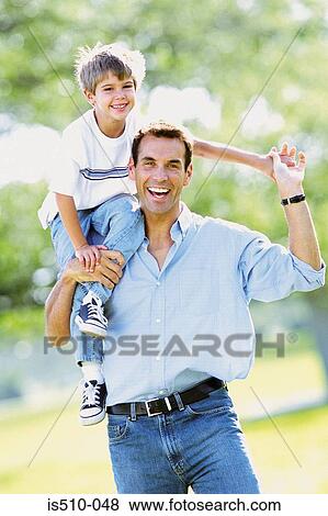 Father and son View Large Photo Image Stock Photo - Father and son. Fotosearch