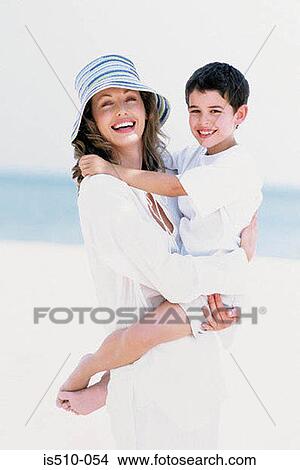 Picture - Mother and son. Fotosearch