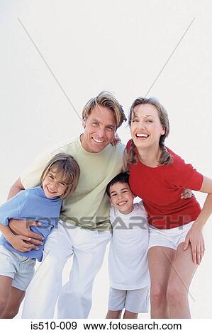 Portrait of a family View Large Photo Image Stock Photo - Portrait of a family. Fotosearch