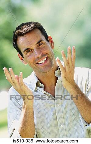 Stock Photograph - Portrait of a man. Fotosearch