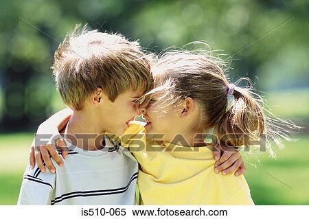 Portrait of boy and girl View Large Photo Image Stock Photography - Portrait of boy and girl. Fotosearch
