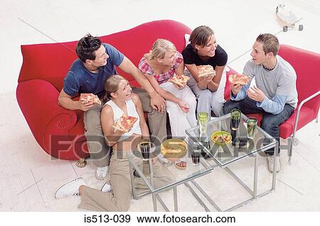 Friends at home View Large Photo Image Stock Photo - Friends at home. Fotosearch