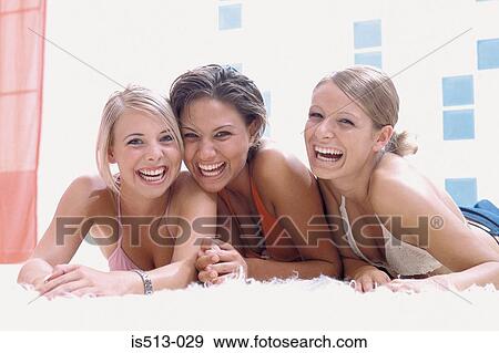 Girlfriends at home View Large Photo Image Stock Photo - Girlfriends at home. Fotosearch