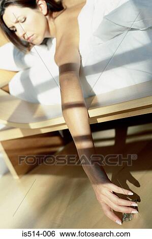 Stock Photograph - Woman reaching for water. Fotosearch
