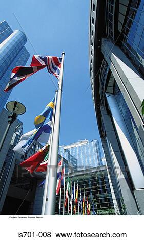 Stock Photo - European Parliament, Brussels, Belgium. Fotosearch