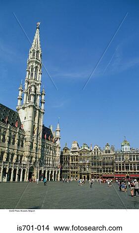 Grand' Place, Brussels, Belgium View Large Photo Image Picture - Grand' Place, Brussels, Belgium. Fotosearch