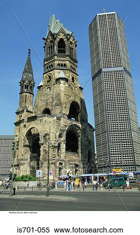 Stock Photography - Memorial Church, Berlin, Germany. Fotosearch