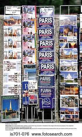 Postcards, Paris, France View Large Photo Image Stock Photograph - Postcards, Paris, France. Fotosearch