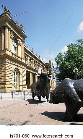 Stock Image - Stock Exchange, Frankfurt, Germany. Fotosearch