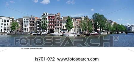 View from canal, Amsterdam, Netherlands View Large Photo Image Stock Image - View from canal, Amsterdam, Netherlands. Fotosearch