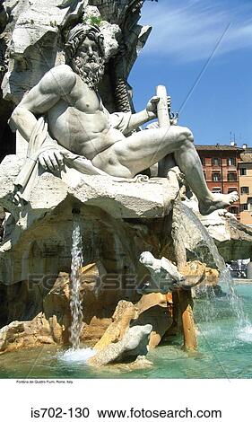 Fontana dei Quattro Fiumi, Rome, Italy View Large Photo Image Stock Image - Fontana dei Quattro Fiumi, Rome, Italy. Fotosearch