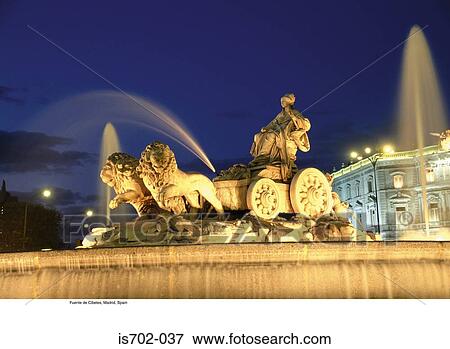 Fuente de Cibeles, Madrid, Spain View Large Photo Image Stock Photo - Fuente de Cibeles, Madrid, Spain. Fotosearch