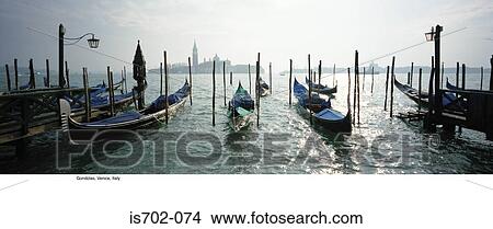 Picture - Gondolas, Venice, Italy. Fotosearch