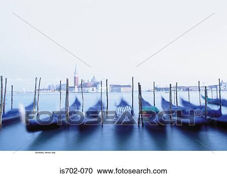 Gondolas, Venice, Italy View Large Photo Image Stock Image - Gondolas, Venice, Italy. Fotosearch