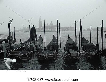 Gondolas, Venice, Italy View Large Photo Image Stock Photo - Gondolas, Venice, Italy. Fotosearch