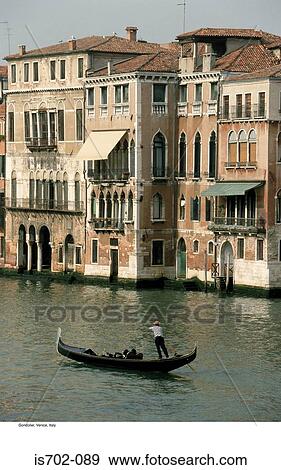 Gondolier, Venice, Italy View Large Photo Image Stock Photo - Gondolier, Venice, Italy. Fotosearch