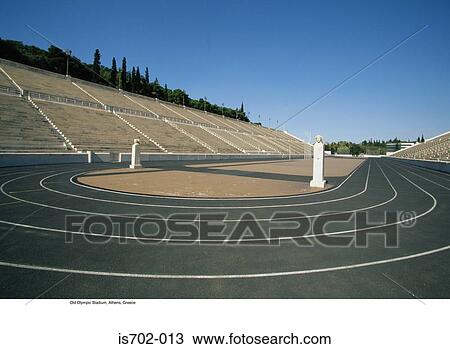 Stock Image - Old Olympic Stadium, Athens, Greece. Fotosearch