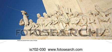 Stock Image - Padrão dos Descobrimentos, Lisbon, Portugal. Fotosearch