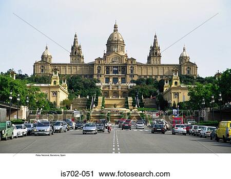 Palau Nacional, Barcelona, Spain View Large Photo Image Stock Image - Palau Nacional, Barcelona, Spain. Fotosearch