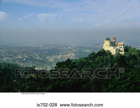 Palácio Nacional da Pena, Lisbon, Portugal View Large Photo Image Stock Photo - Palácio Nacional da Pena, Lisbon, Portugal. Fotosearch