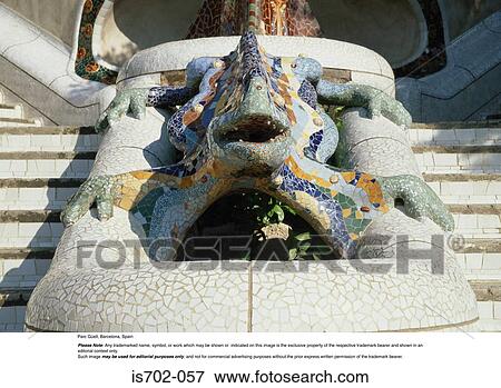 Parc G³ell, Barcelona, Spain View Large Photo Image Stock Photo - Parc G³ell, Barcelona, Spain. Fotosearch