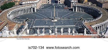 Piazza San Pietro, Rome, Italy View Large Photo Image Picture - Piazza San Pietro, Rome, Italy. Fotosearch