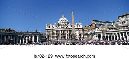 Stock Photo - Piazza San Pietro, Rome, Italy. Fotosearch